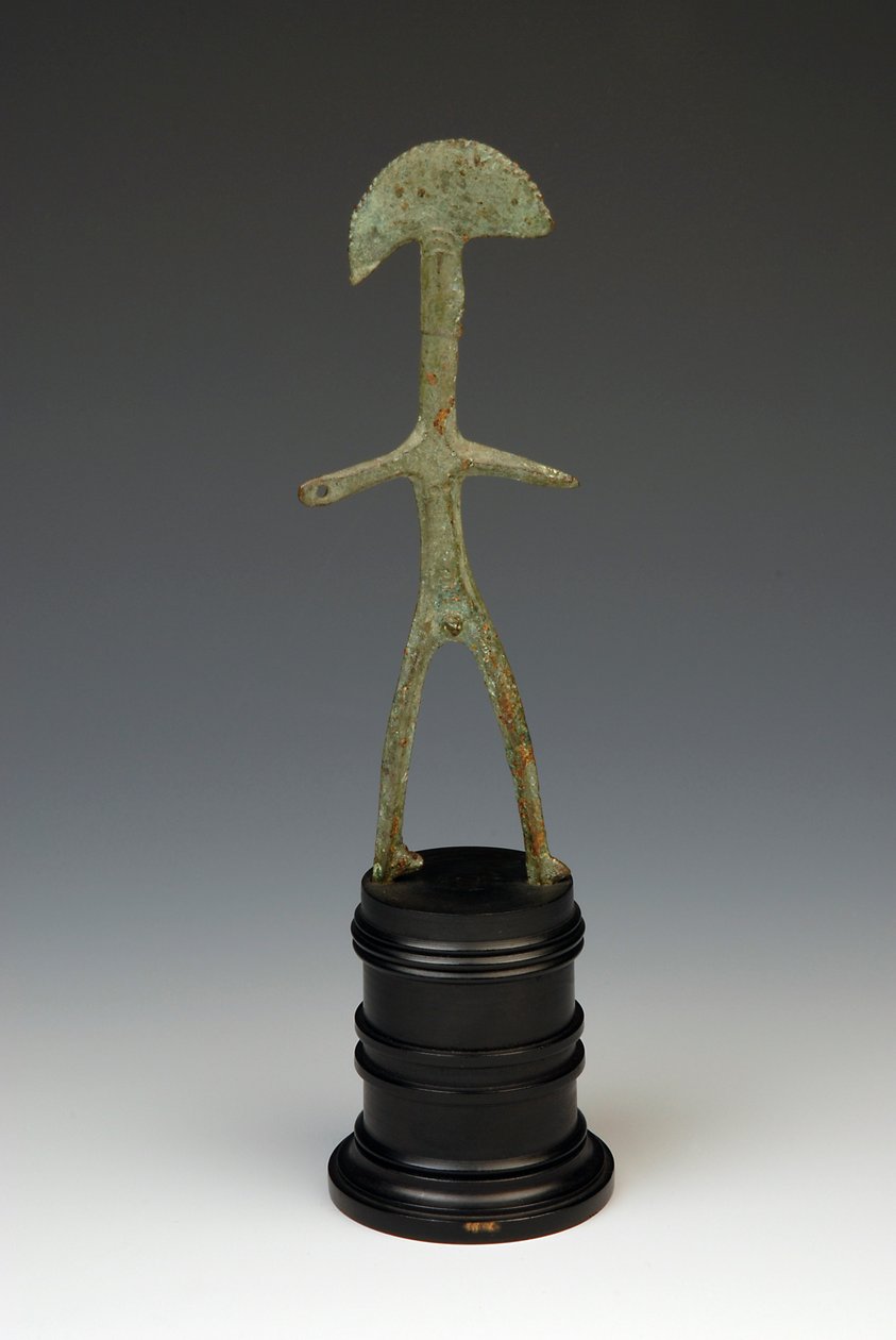 Estatueta de um soldado, 450 aC (bronze) de School Umbrian
