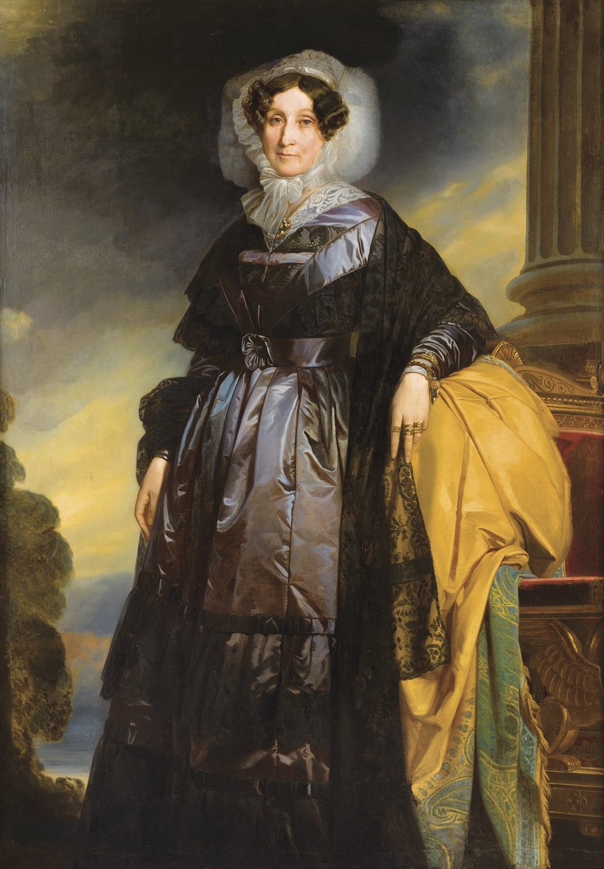 Retrato de Adelaide de Orleans 1777-1847 de School of Franz Xaver Winterhalter