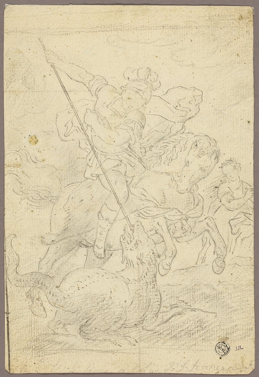 São Jorge e o Dragão de School of Raphael