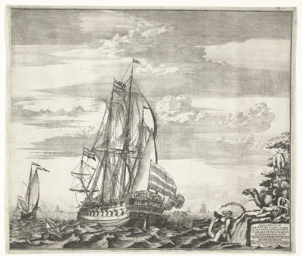 Capitânia Goto Predestinatsia A Providência de Deus, construída por Pedro, o Grande, em Voronezh, 1700, 170 de Schoonebeek
