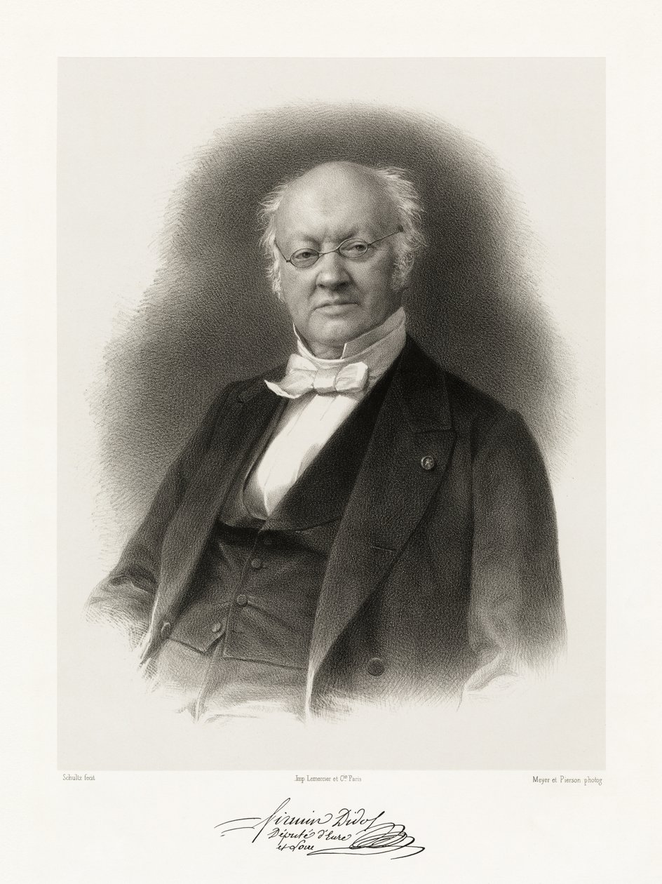Firmin Didot, 1865-66 de Schultz