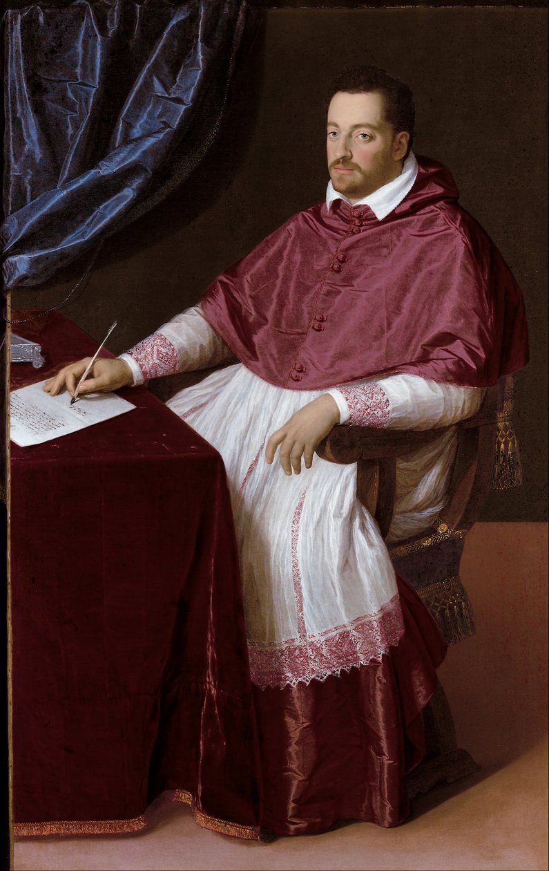 Cardinal Ferdinando de Medici, later Grand Duke Ferdinando I of Tuscany  de Scipione Pulzone