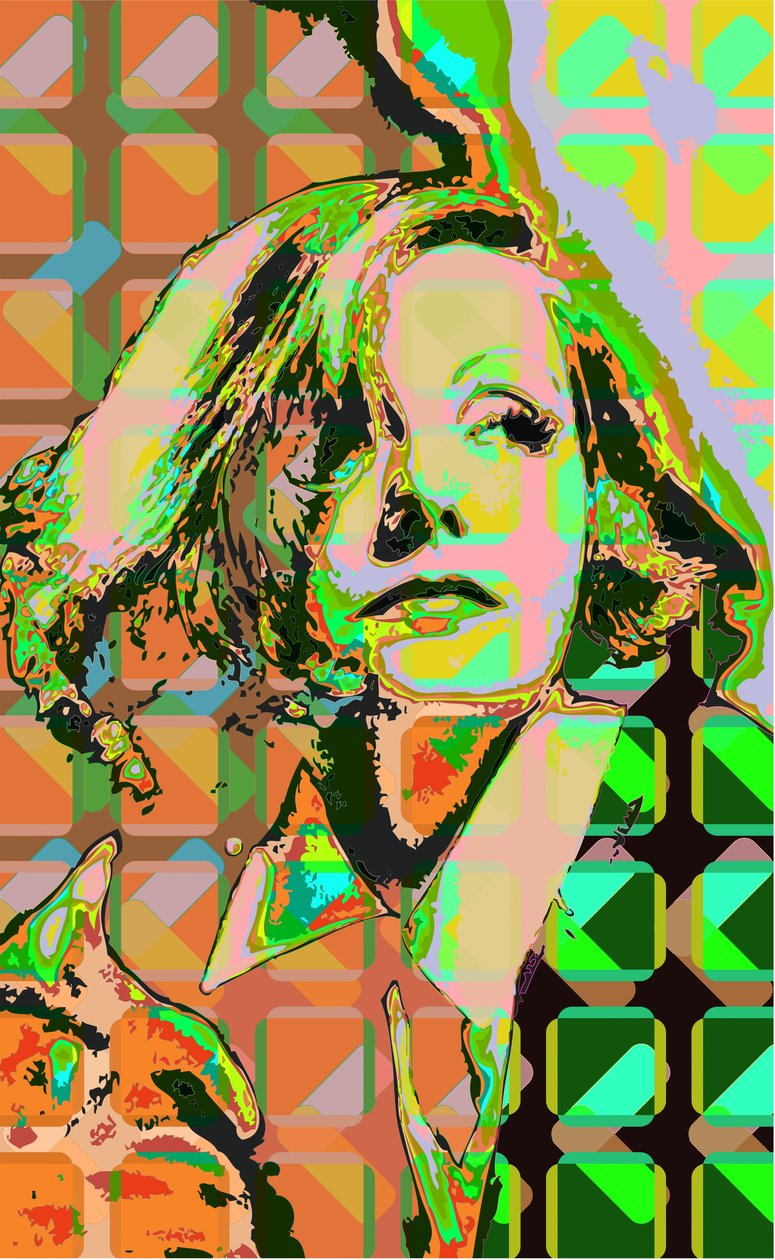 Greta Garbo (digital) de Scott J. Davis