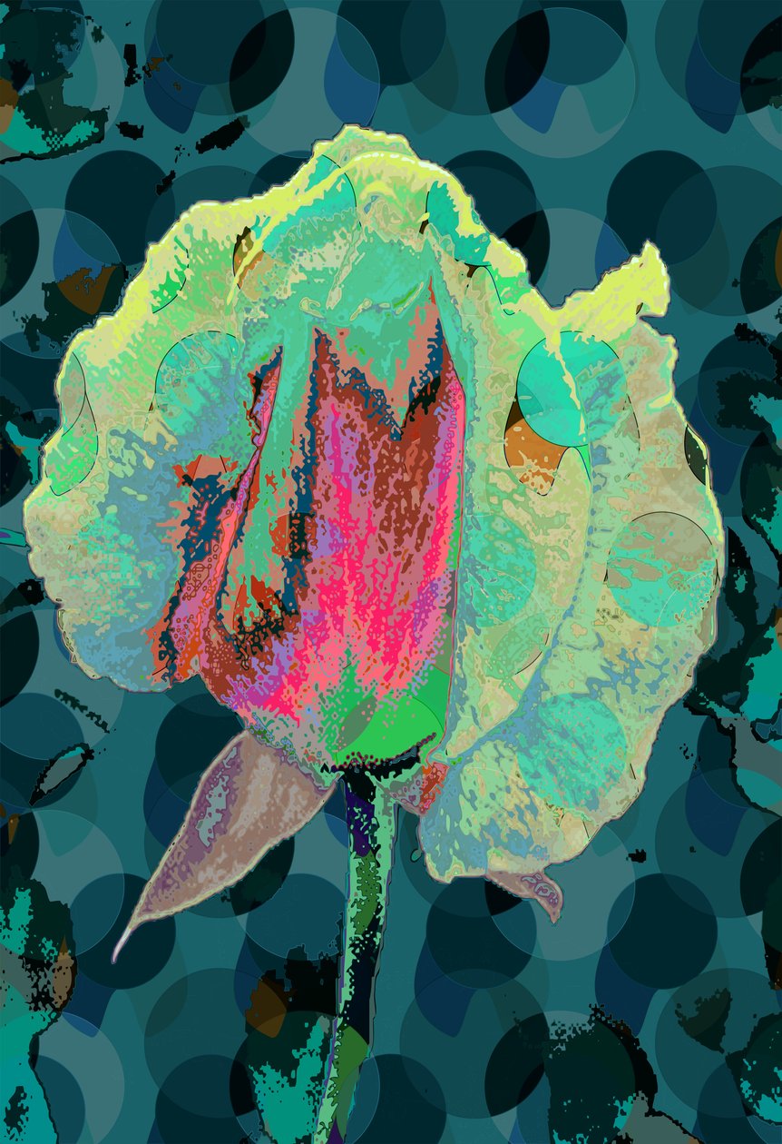 Chá Rosa 4 (digital) de Scott J. Davis