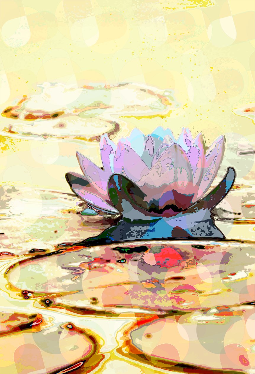 Lírio d&39;água (digital) de Scott J. Davis