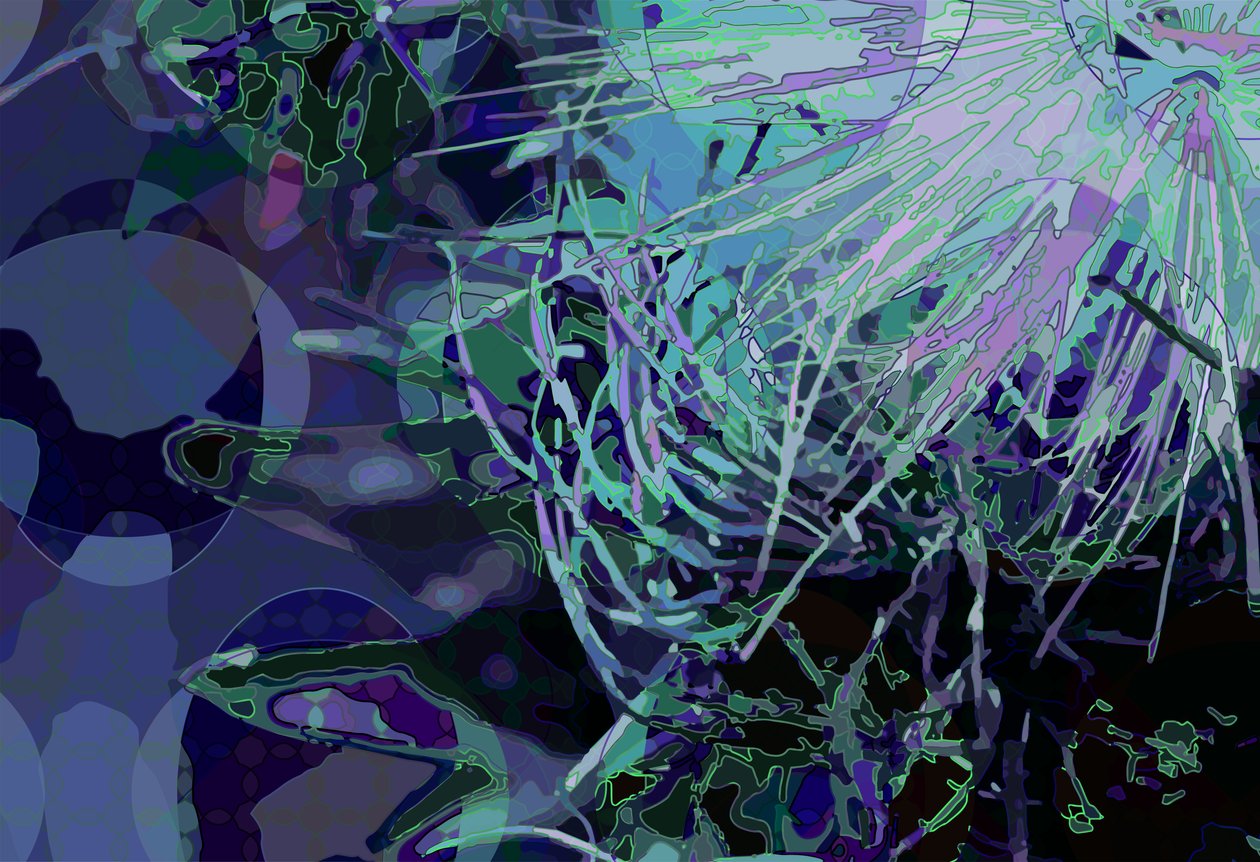Artichoke_abst_horz4 (digital) de Scott J. Davis