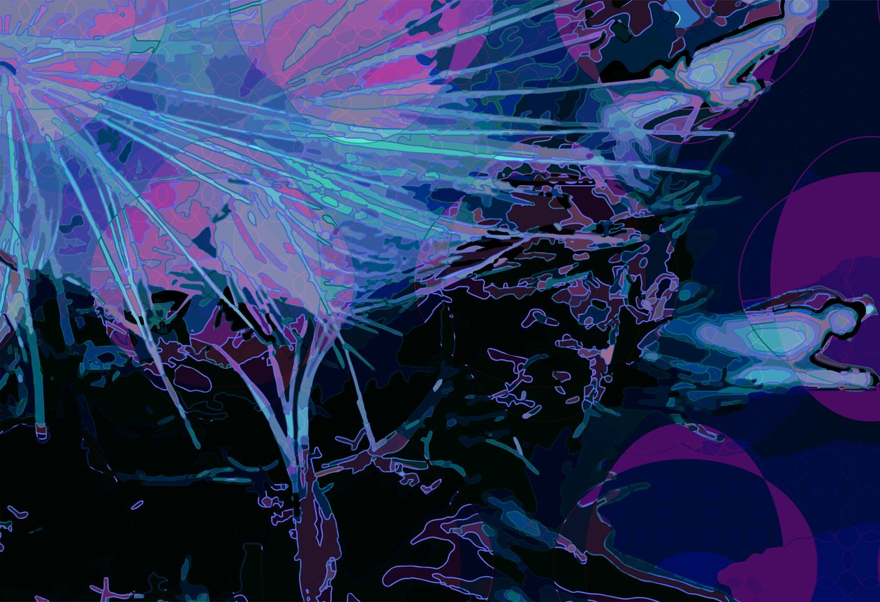 Artichoke_abst_horz5 (digital) de Scott J. Davis