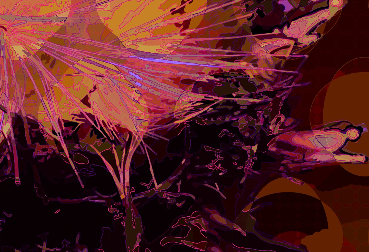 Artichoke_abst_horz6 (digital) de Scott J. Davis