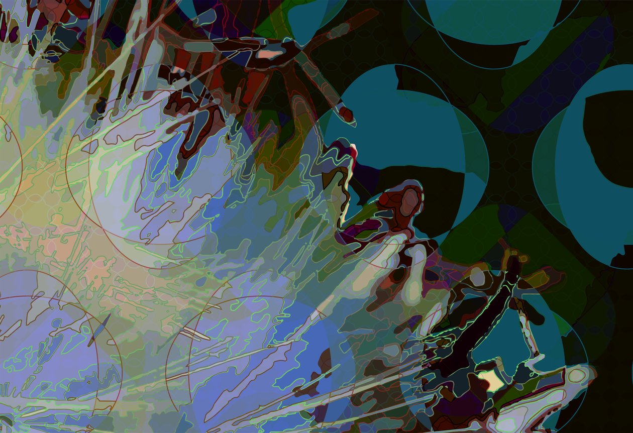 Artichoke_abst_horz8 (digital) de Scott J. Davis