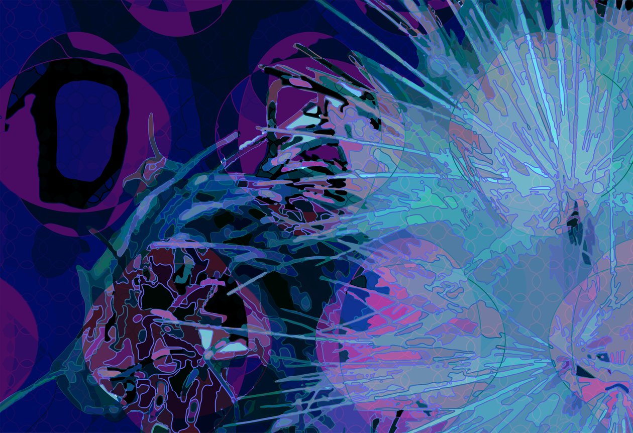 Artichoke_abst_horz9 (digital) de Scott J. Davis