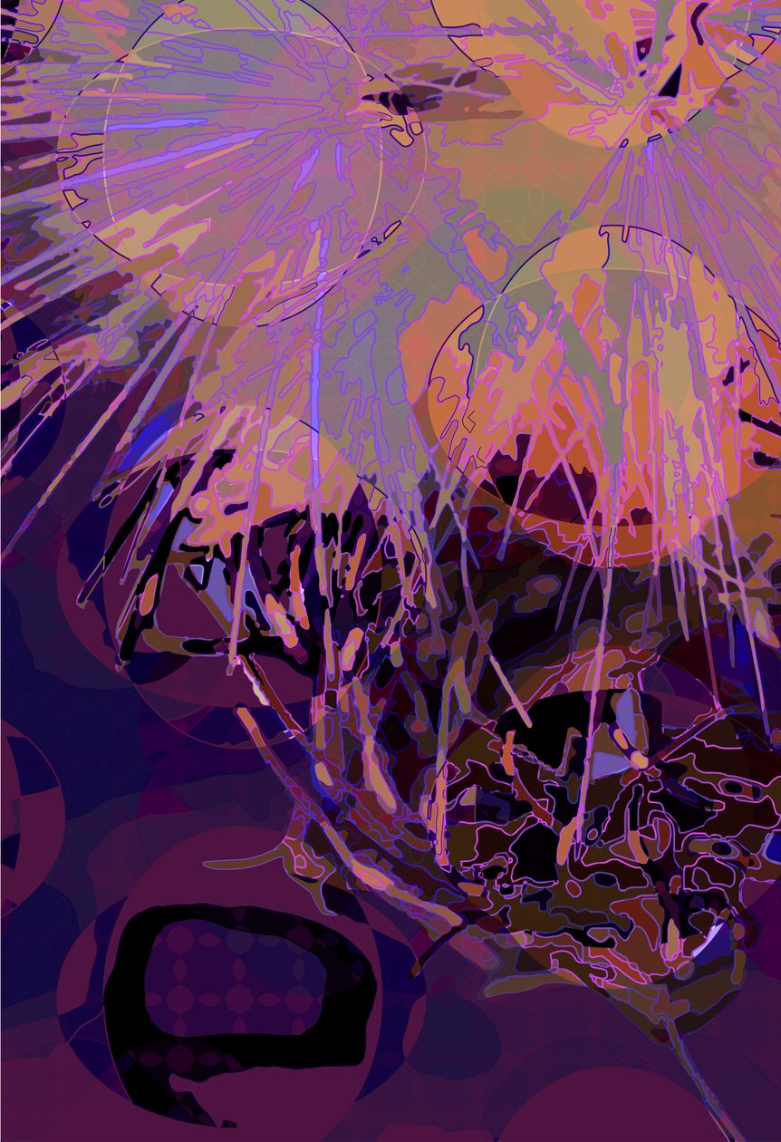 Artichoke_abst_vert10 (digital) de Scott J. Davis