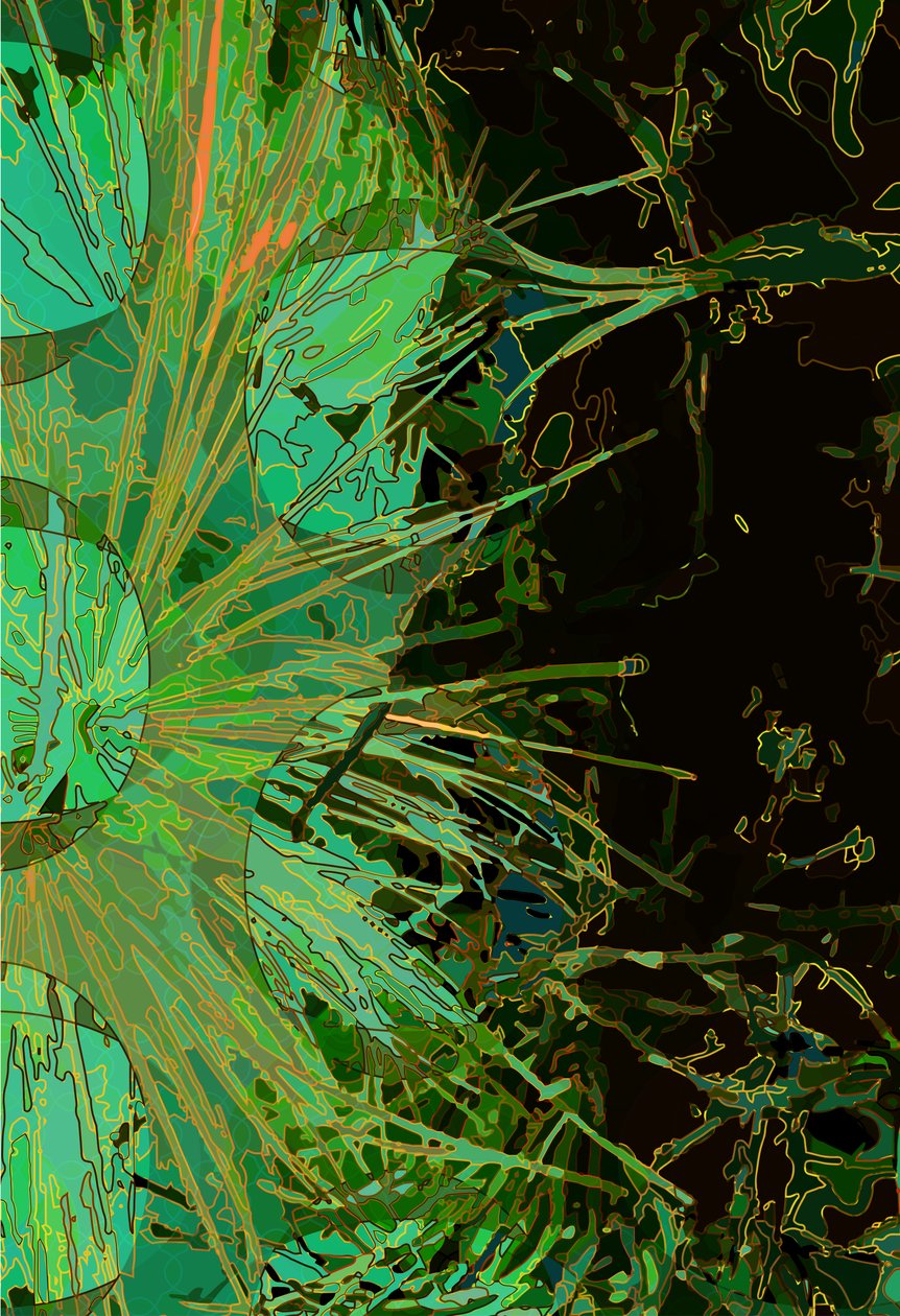 Artichoke_abst_vert2 (digital) de Scott J. Davis