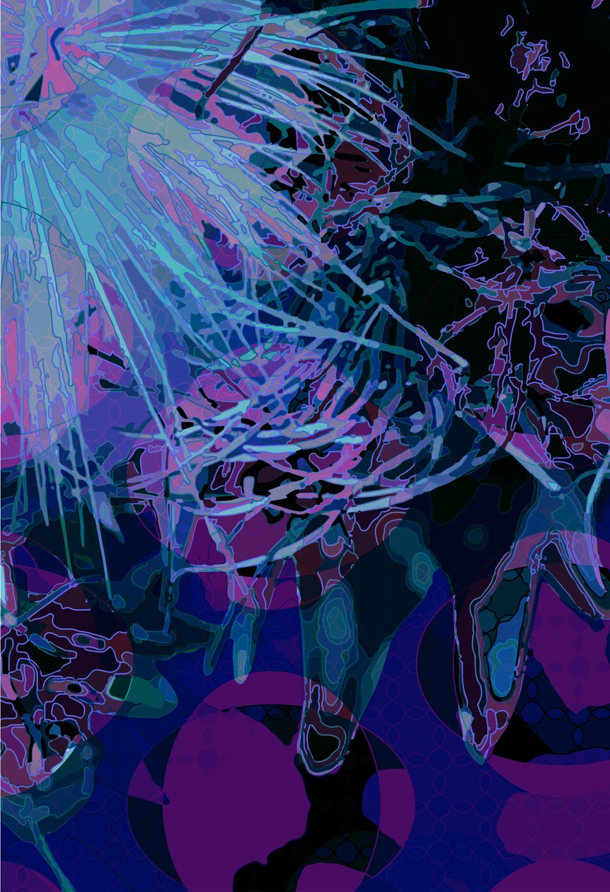 Artichoke_abst_vert3 (digital) de Scott J. Davis