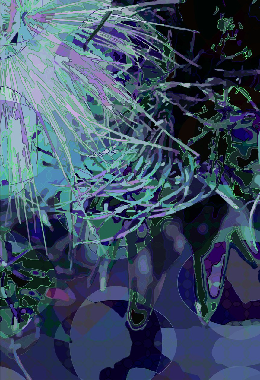 Artichoke_abst_vert4 (digital) de Scott J. Davis