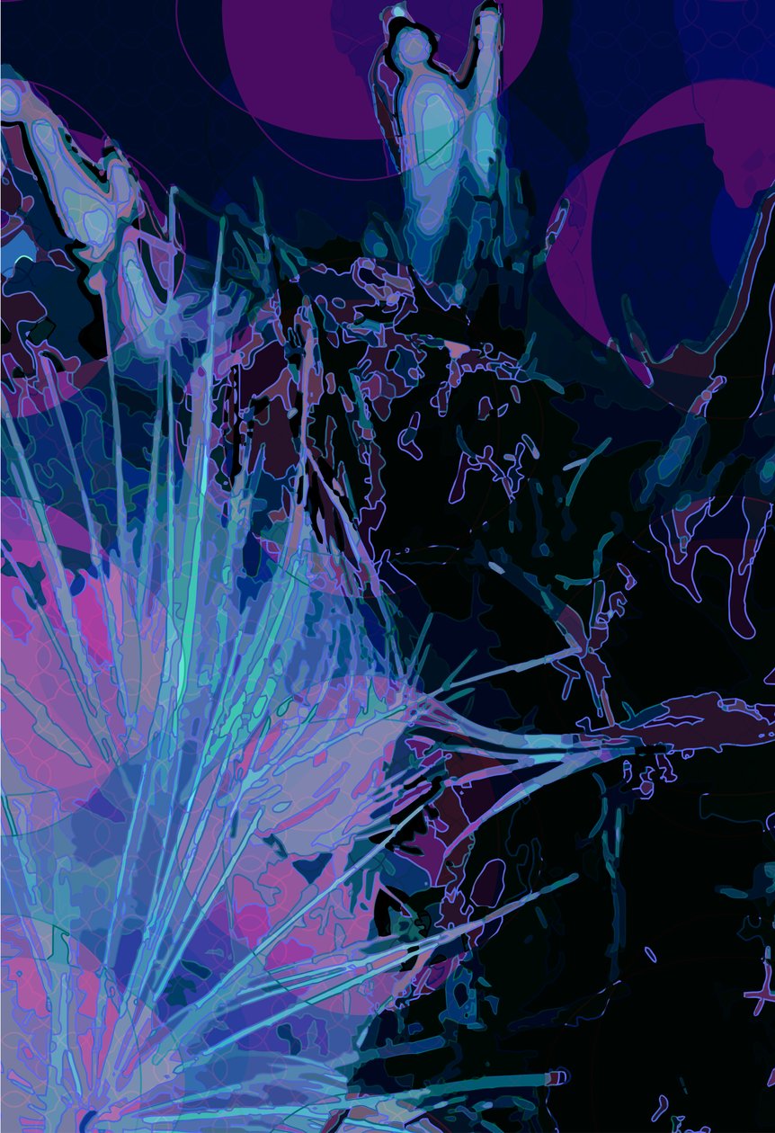 Artichoke_abst_vert5 (digital) de Scott J. Davis