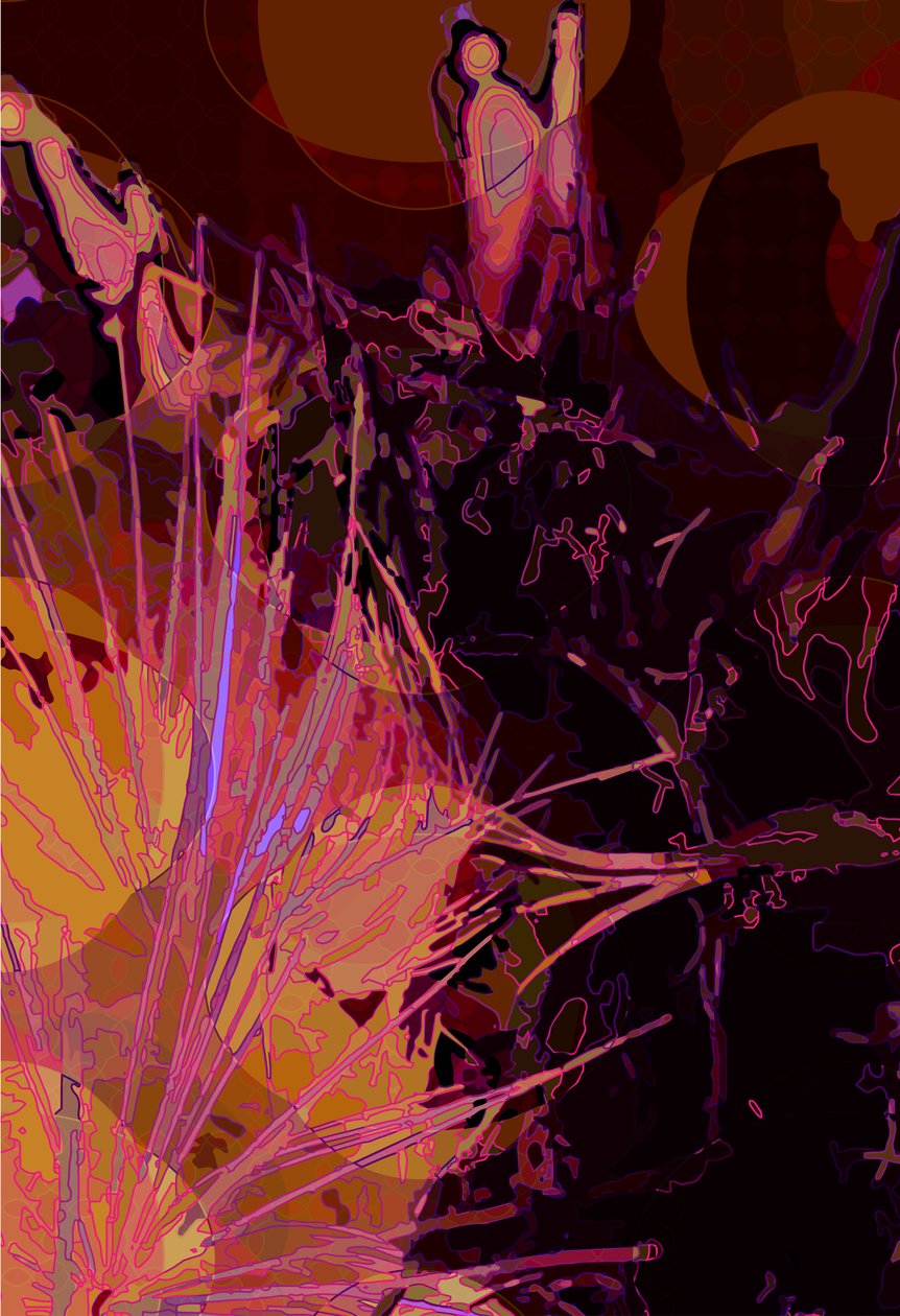 Artichoke_abst_vert6 (digital) de Scott J. Davis
