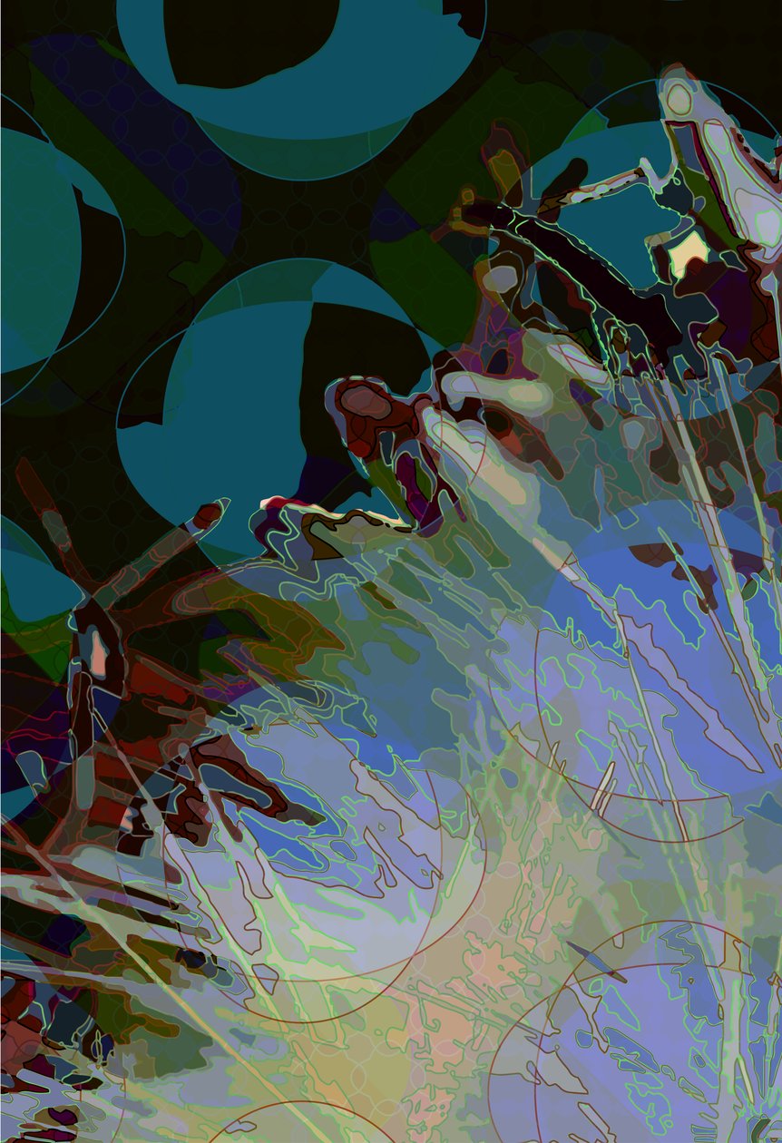 Artichoke_abst_vert8 (digital) de Scott J. Davis