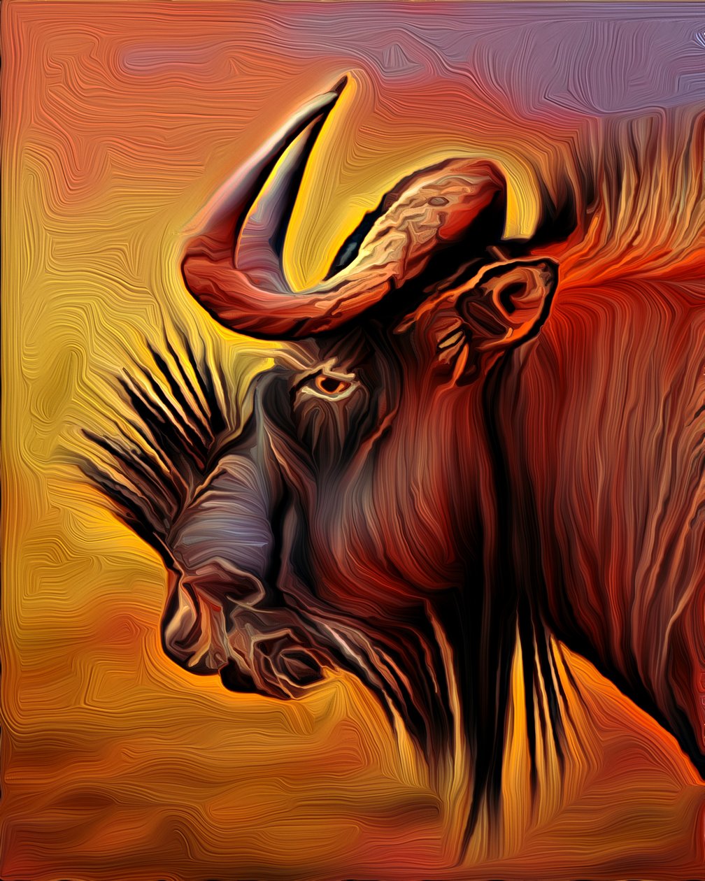 Gnus Negro, 2021 (digital) de Scott J. Davis