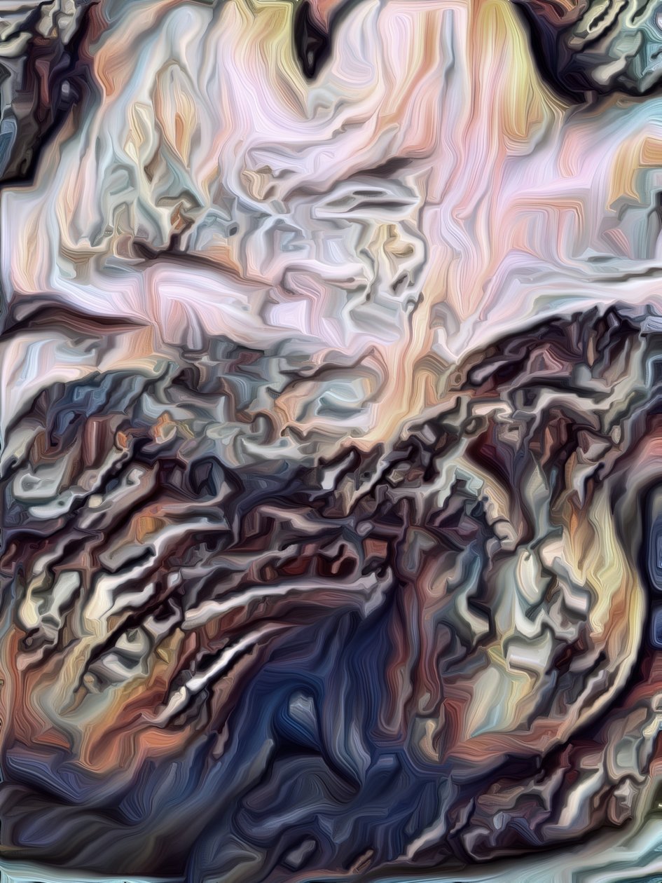 Blue Oyster, 2021 (digital) de Scott J. Davis