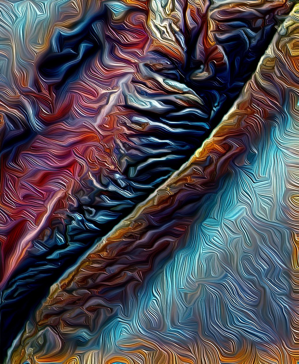 Lágrima Azul, 2021 (digital) de Scott J. Davis