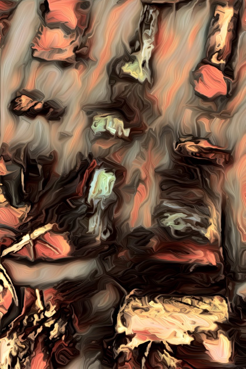 Linhas de árvores, 2021 (digital) de Scott J. Davis