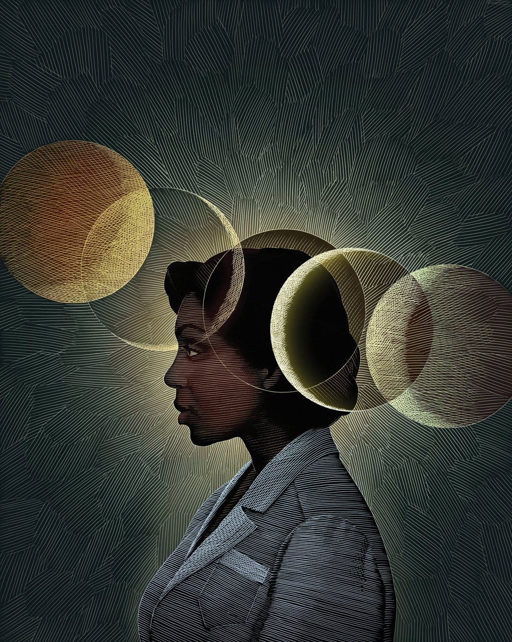 Caroline, Or Change, 2017 (scratchboard, colorido digitalmente) de Scott McKowen