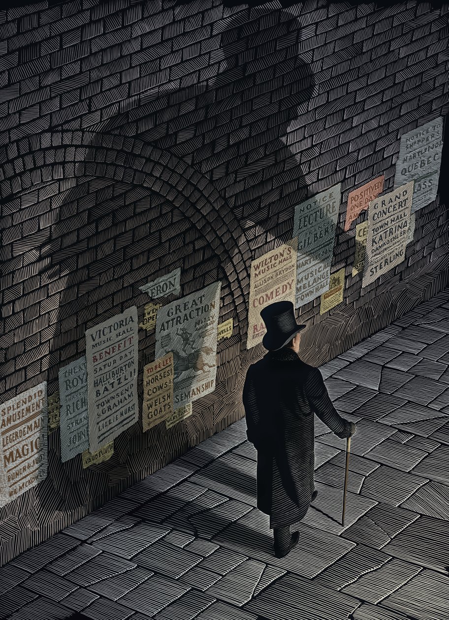 Jekyll  Hyde, 2011 (scratchboard, colorido digitalmente) de Scott McKowen