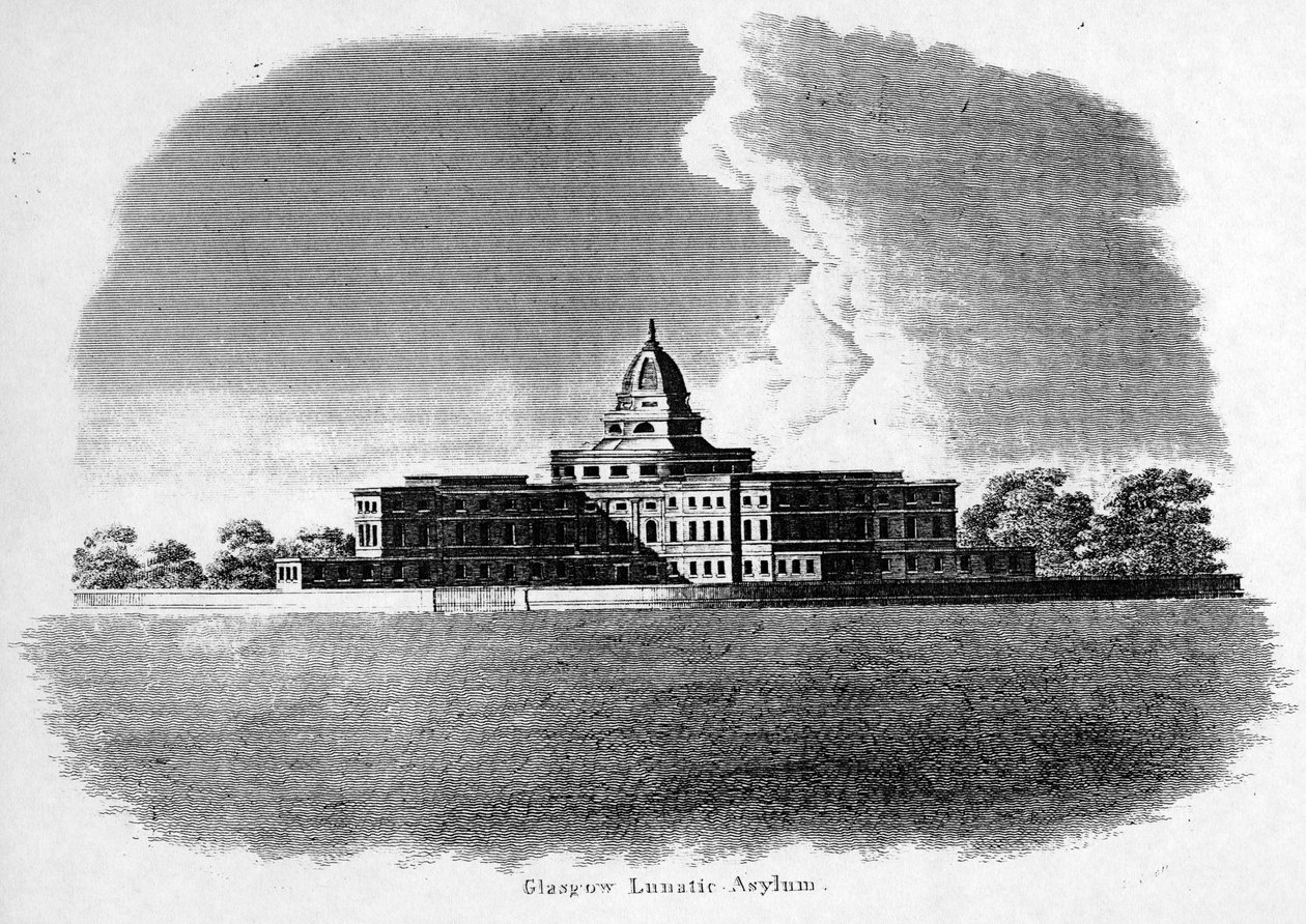 Asilo Lunático de Glasgow, c.1830 de Scottish School