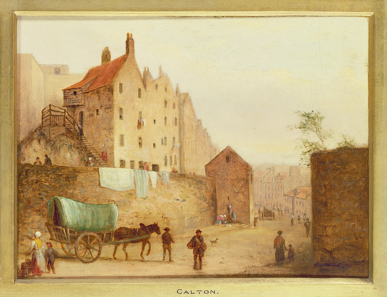 Calton, detalhe de Edimburgo: nove vistas da cidade velha de Scottish School