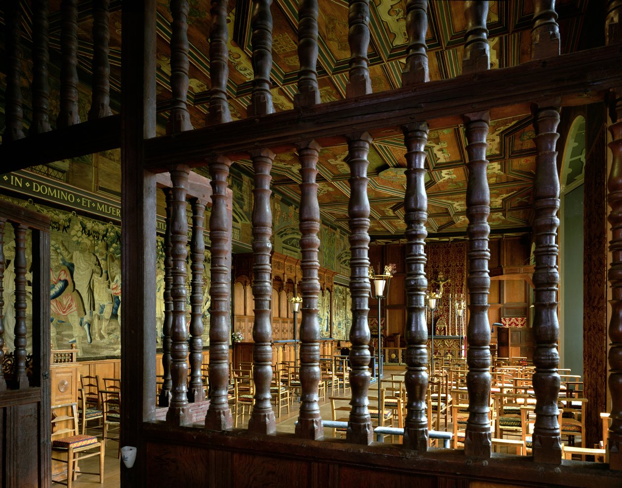 Interior da capela real de Scottish School