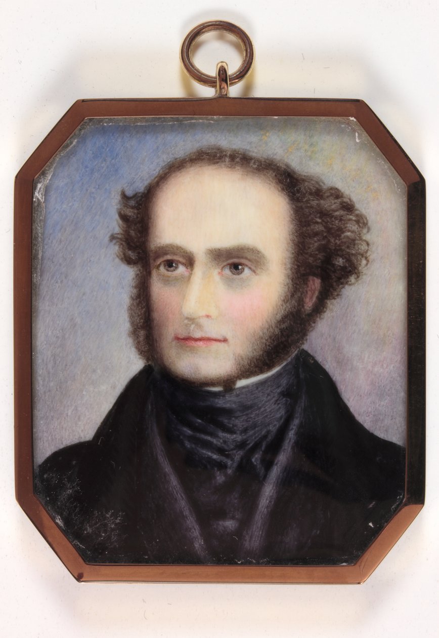 Lord George Bentinck (esmalte) de Scottish School