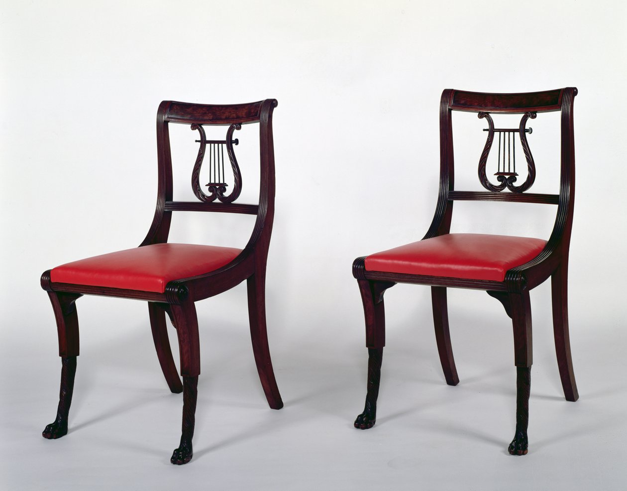 Cadeiras laterais do Duncan Phyfe Workshop, 1810-20 (mogno) de Scottish School