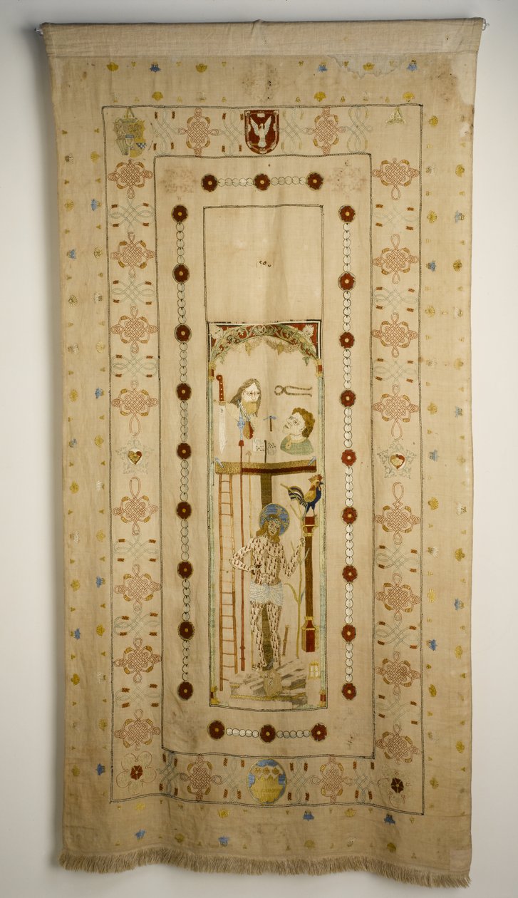 A bandeira Fetternear, c.1520 (linho bordado) de Scottish School
