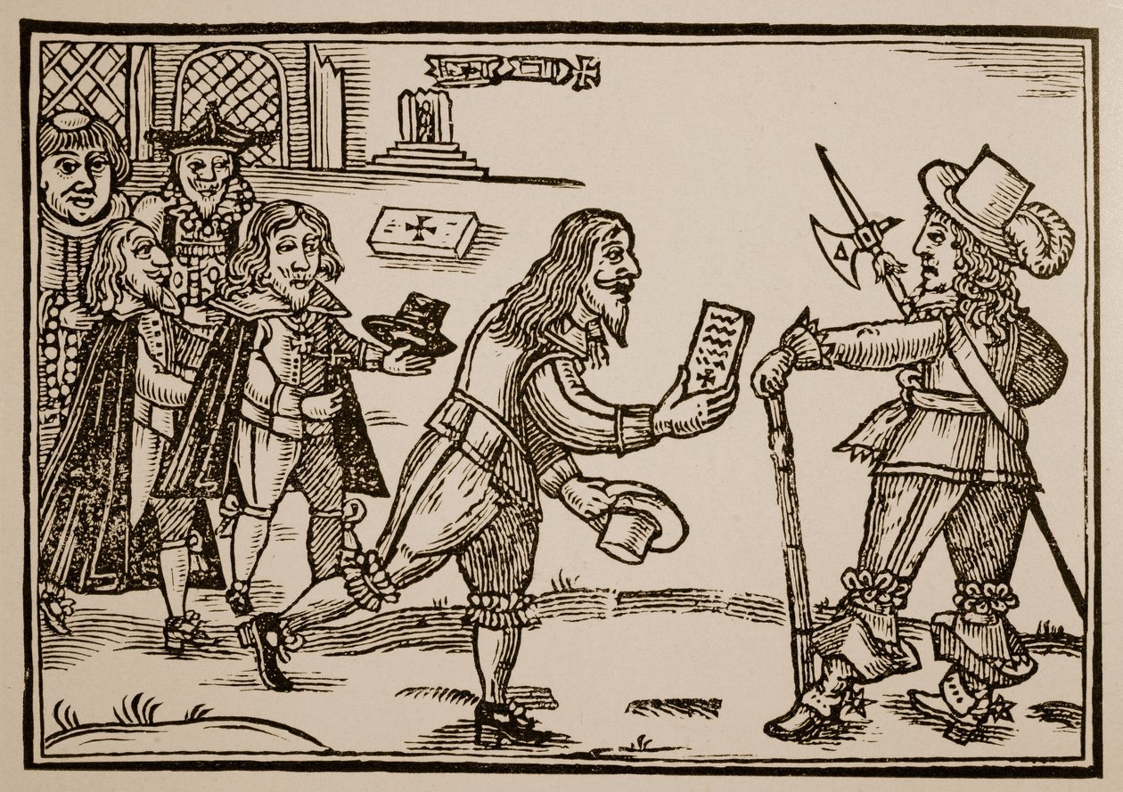 A humilde petição de Jock of Braid Scotland, 1648 de Scottish School