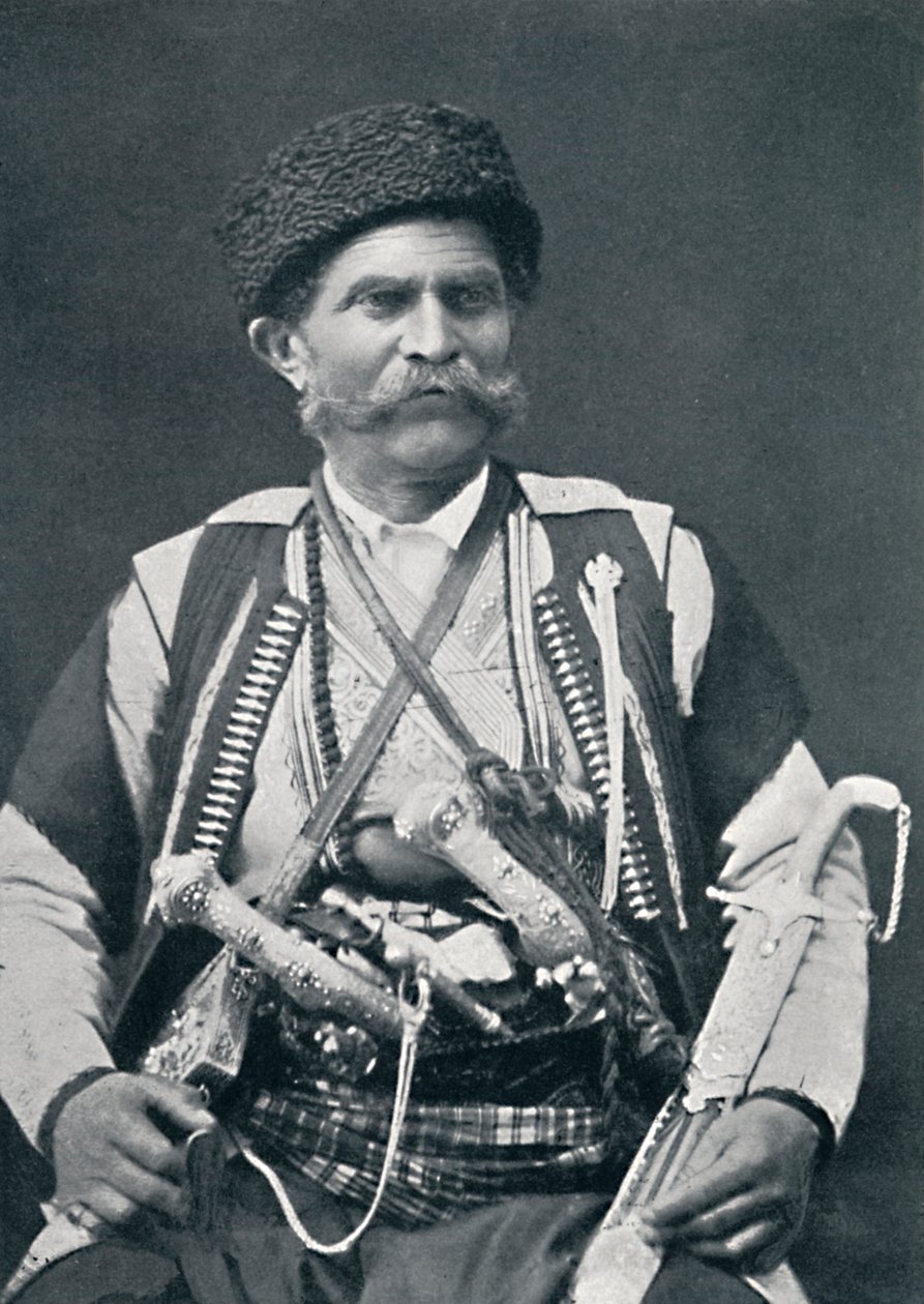 Um montenegrino, 1912 de Sebah