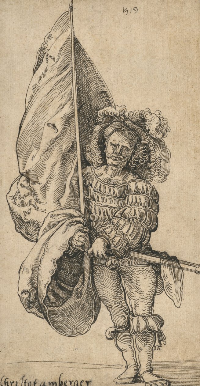 Um porta-estandarte de Sebald Beham