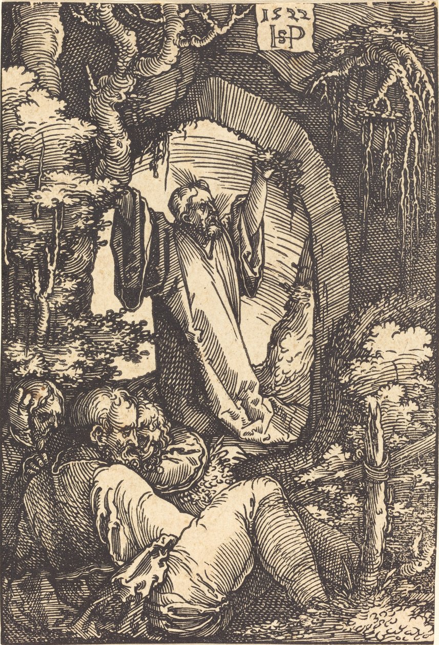 Cristo no Monte das Oliveiras de Sebald Beham