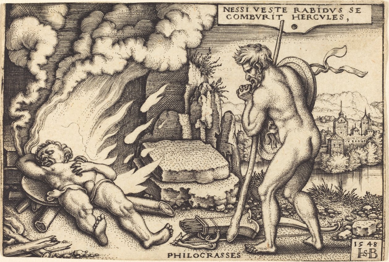 Morte de Hércules de Sebald Beham
