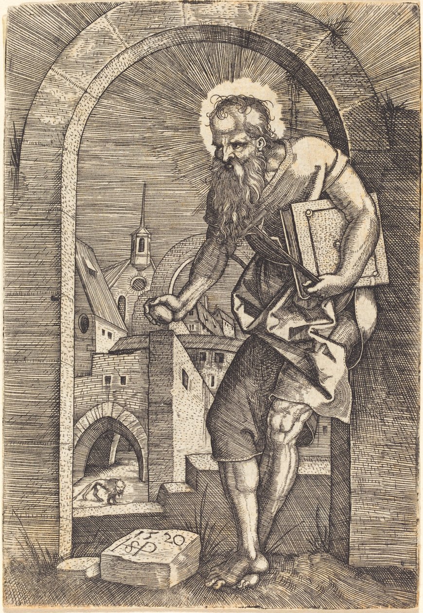 São Jerônimo no Arco de Sebald Beham
