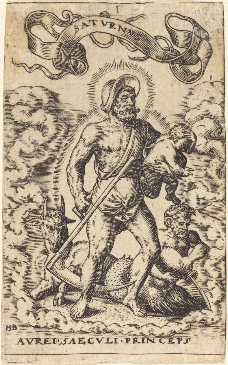 Saturno de Sebald Beham