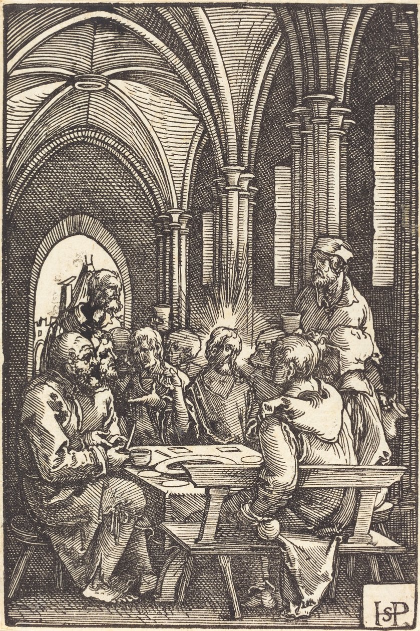 A última Ceia de Sebald Beham