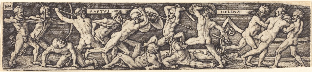 O estupro de Helena de Sebald Beham