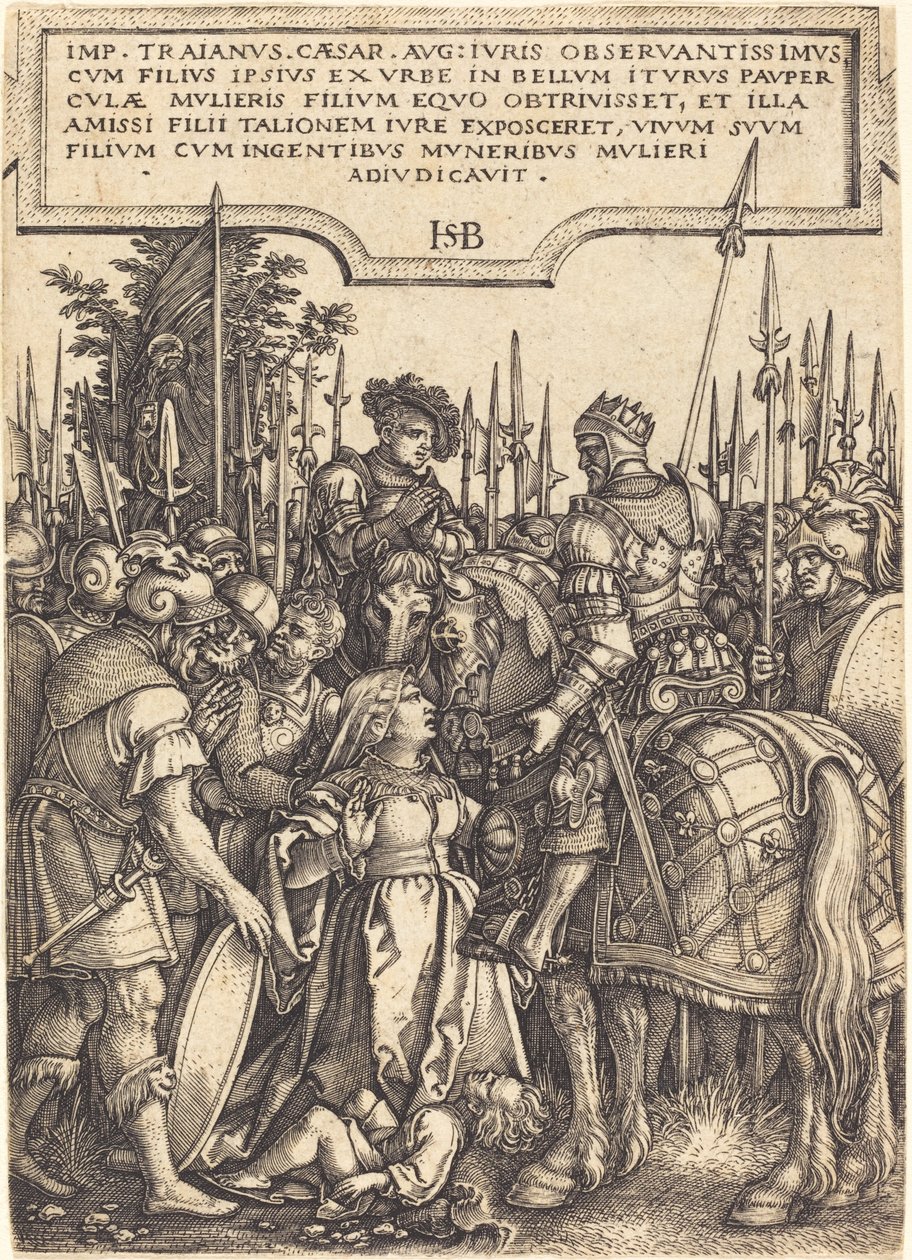 Justiça de Trajano de Sebald Beham