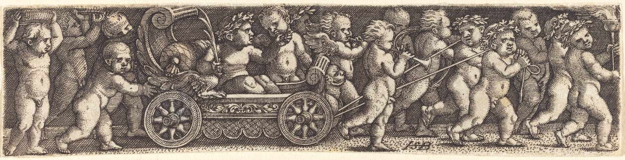 Procissão Triunfal das Crianças de Sebald Beham