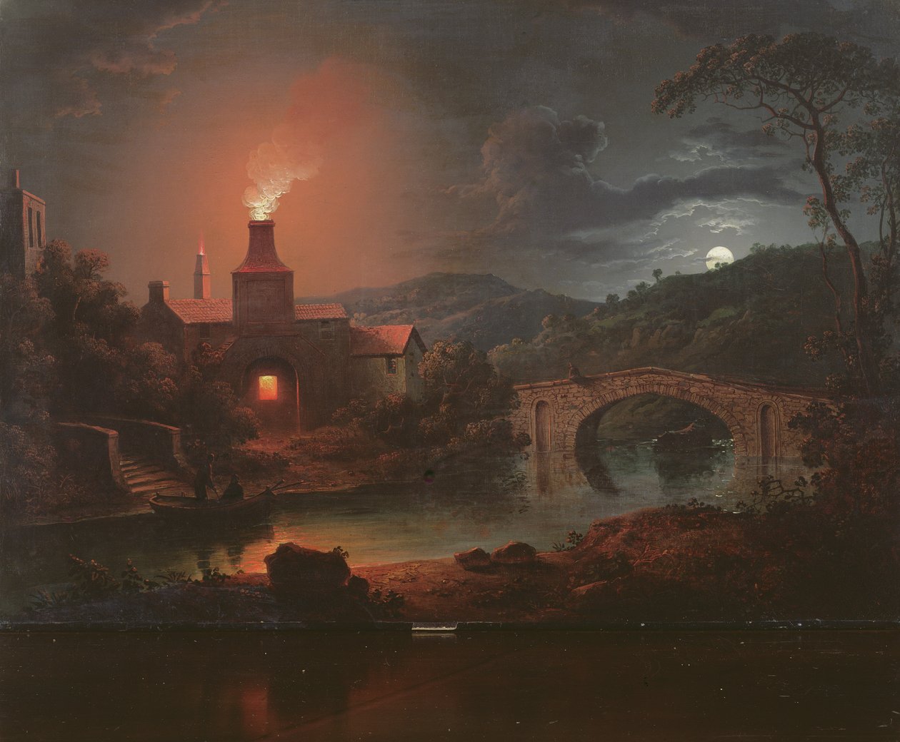 Um Ironworks por Moonlight de Sebastian Pether