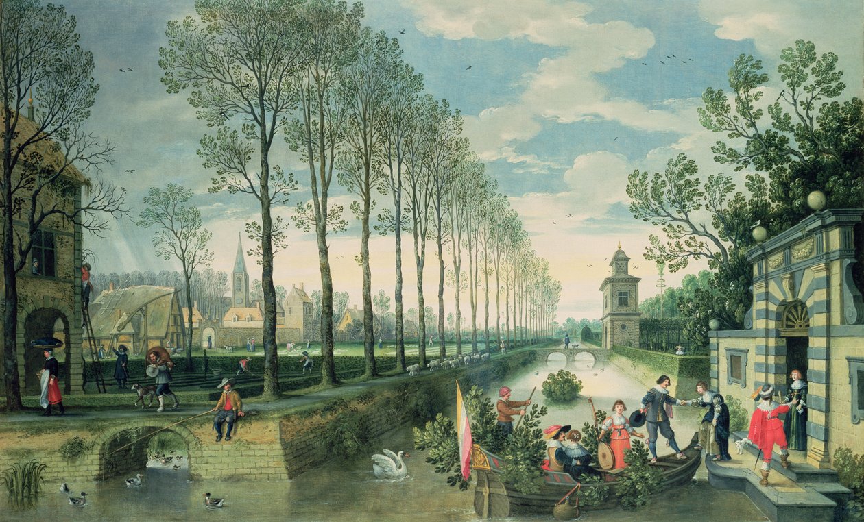As quatro estações: primavera de Sebastian Vrancx