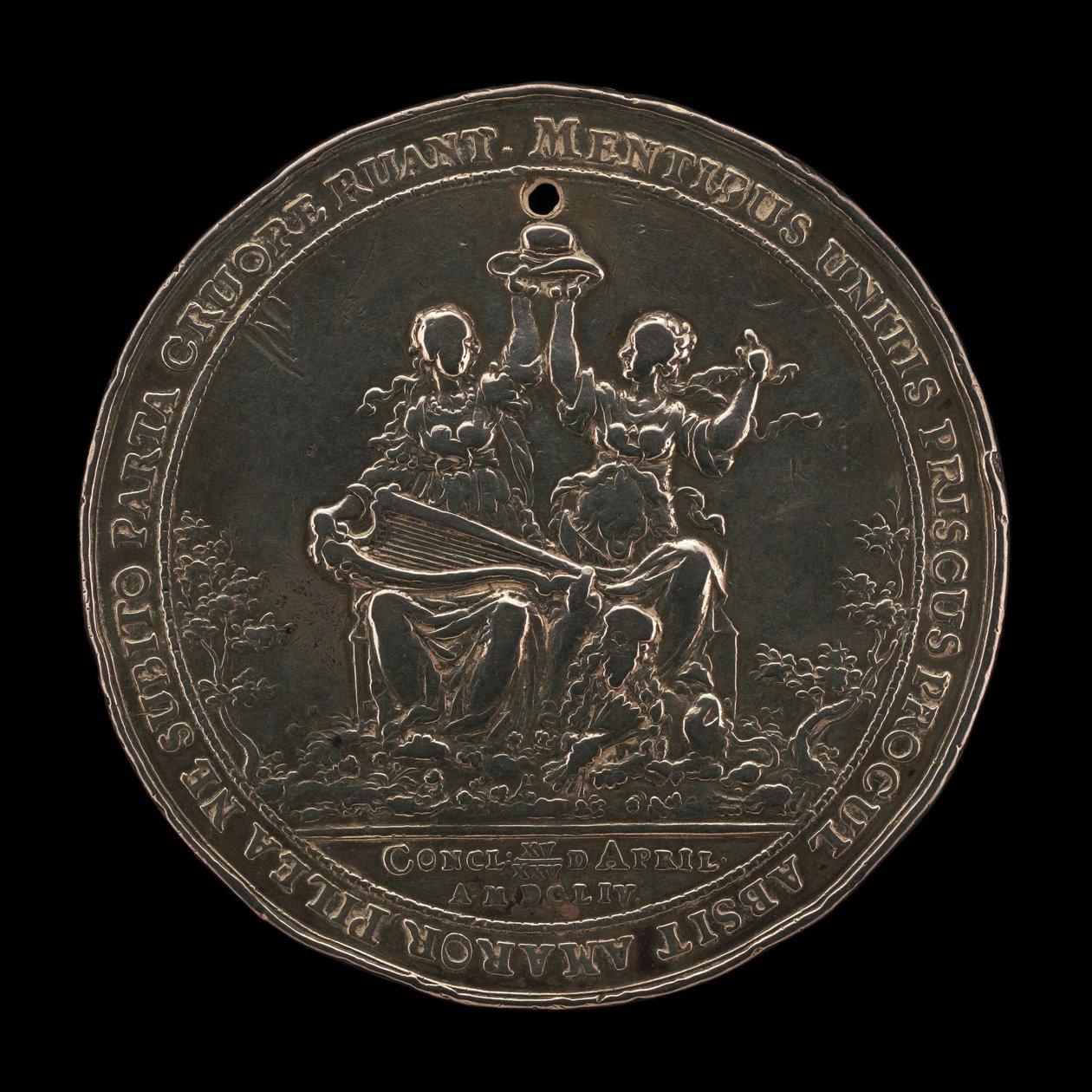 Paz com a Holanda [anverso], 1654. de Sebastian Dadler