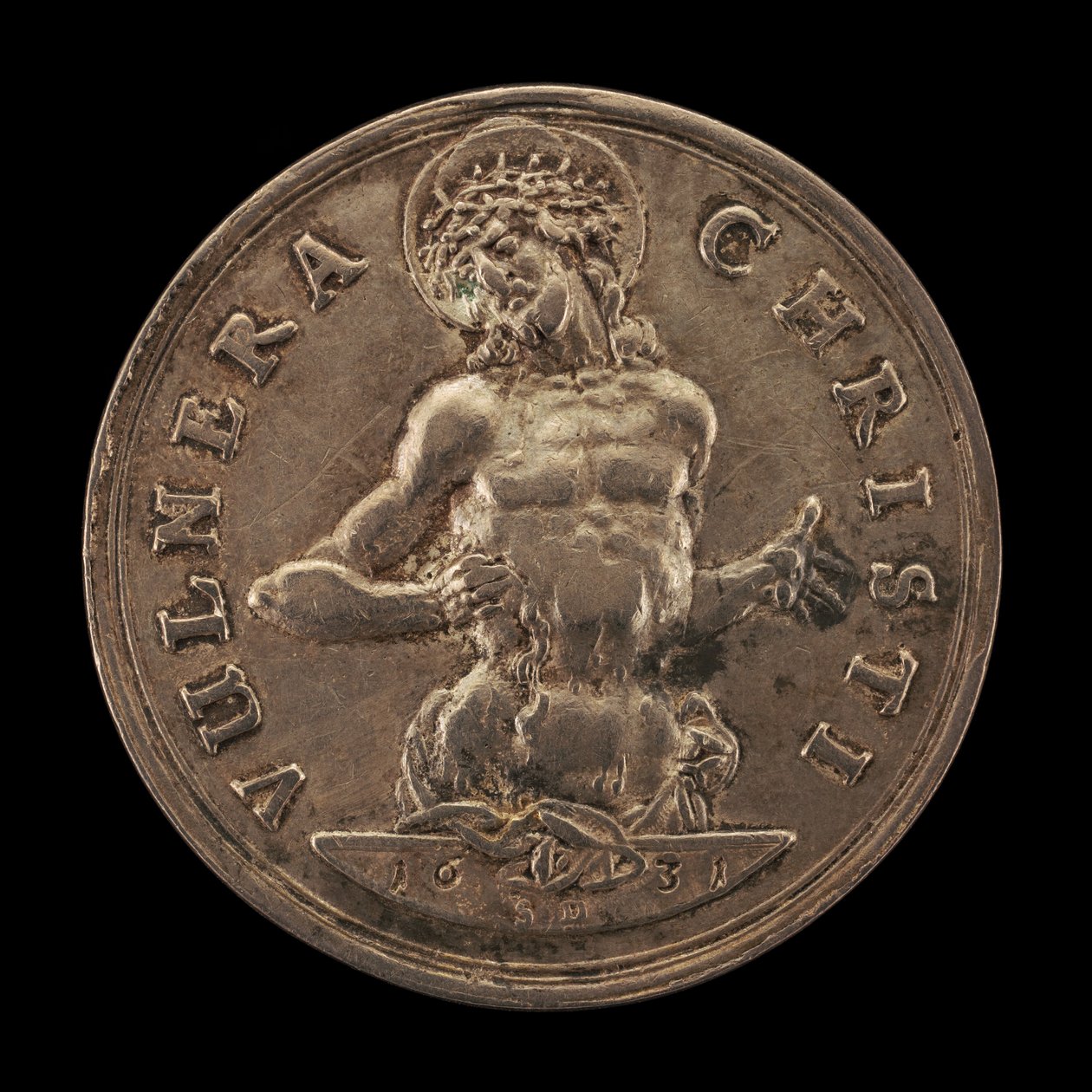 O Homem das Dores [anverso], 1631. de Sebastian Dadler