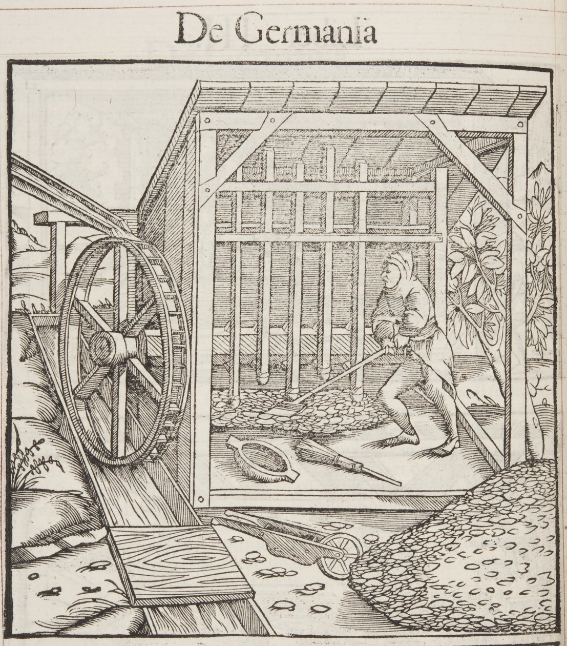 Cosmographia, detalhe da Fol 43 de Sebastian Munster