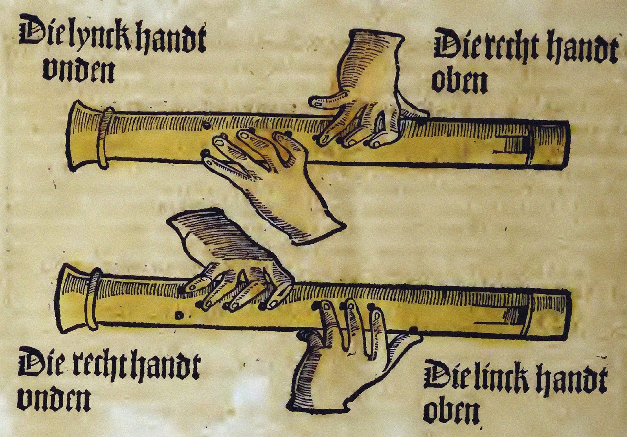 Recorder Duo (de Musica gotutscht por Sebastianus Virdung) por Virdung, Sebastian (1465-1511) de Sebastian Virdung